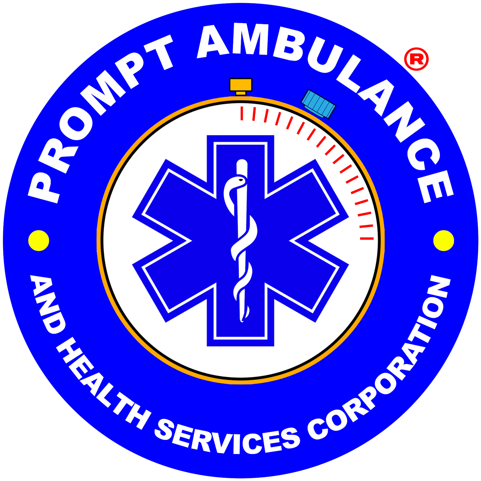 Prompt Ambulance and Health Services Corporation seal